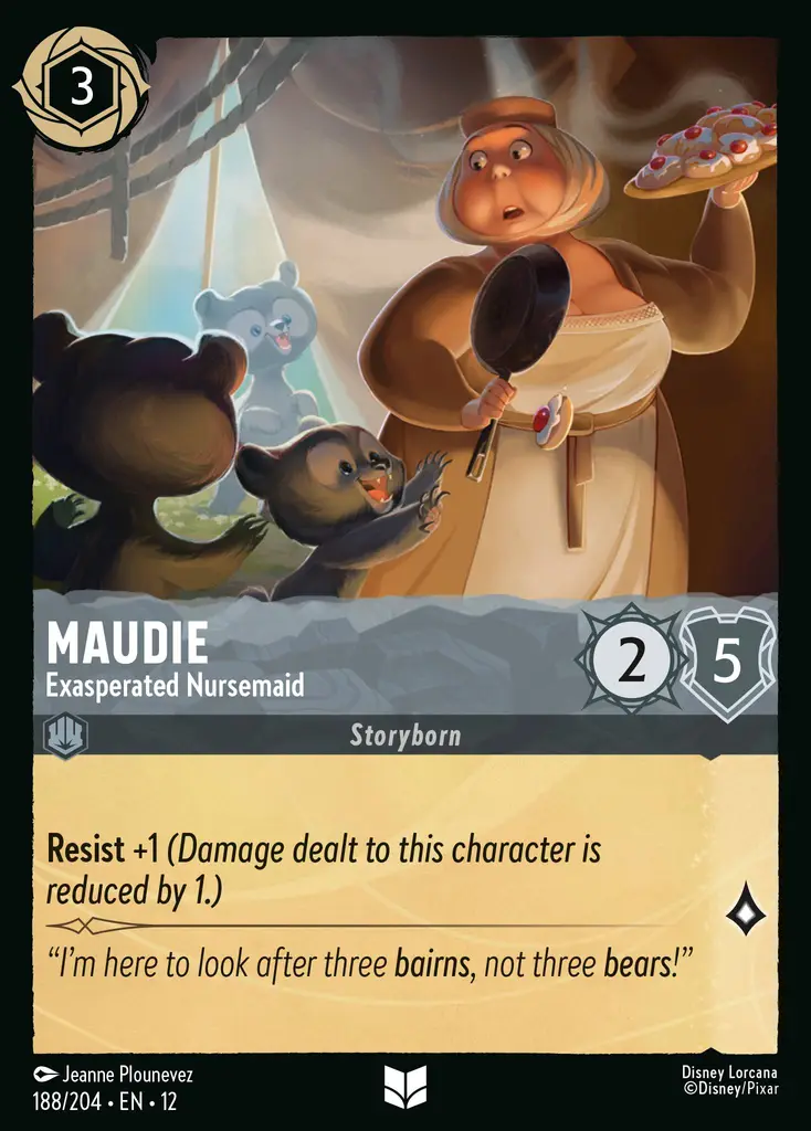 Maudie - Exasperated Nursemaid (Wilds Unknown - 188/204) Uncommon