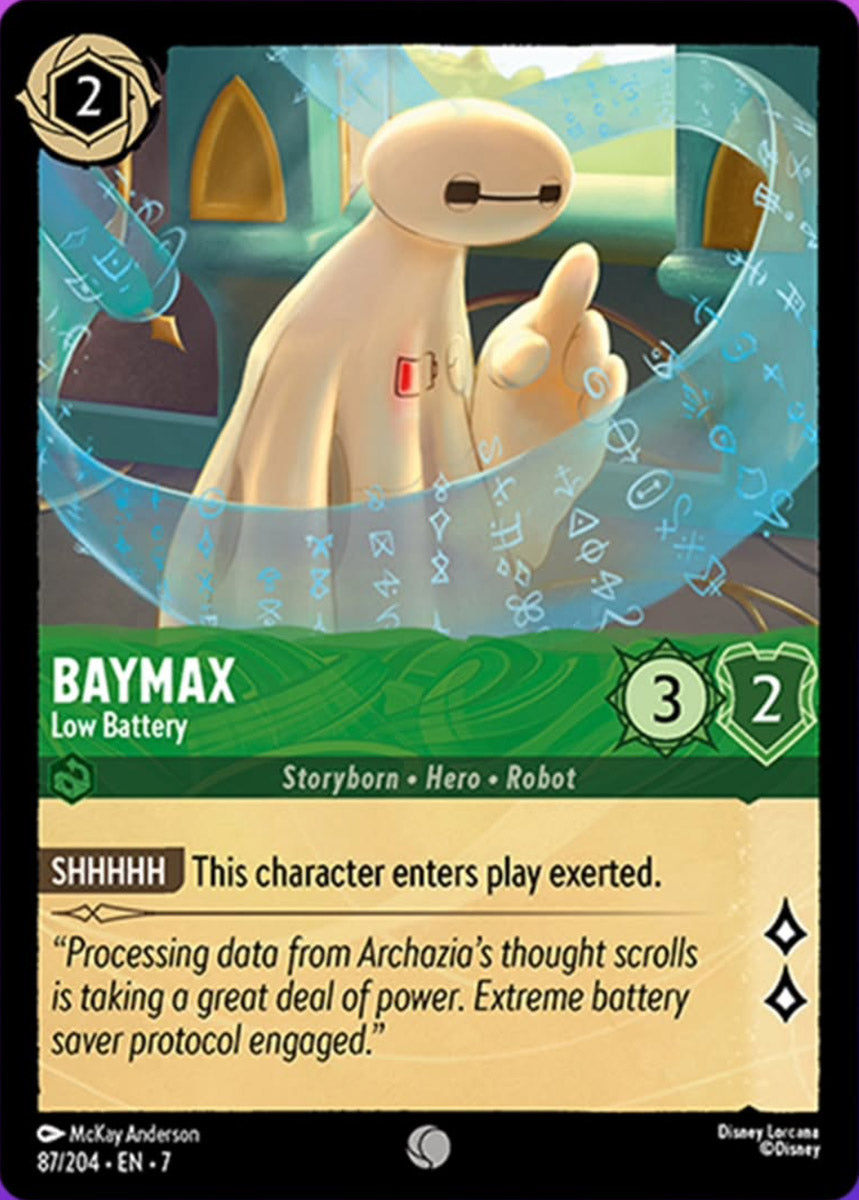 Baymax - Low Battery (Archazia's Island - 087/204) Common