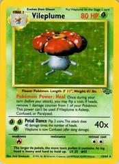 Vileplume - 15/64 (JU) Holo Rare - Moderately Played Unlimited Holofoil