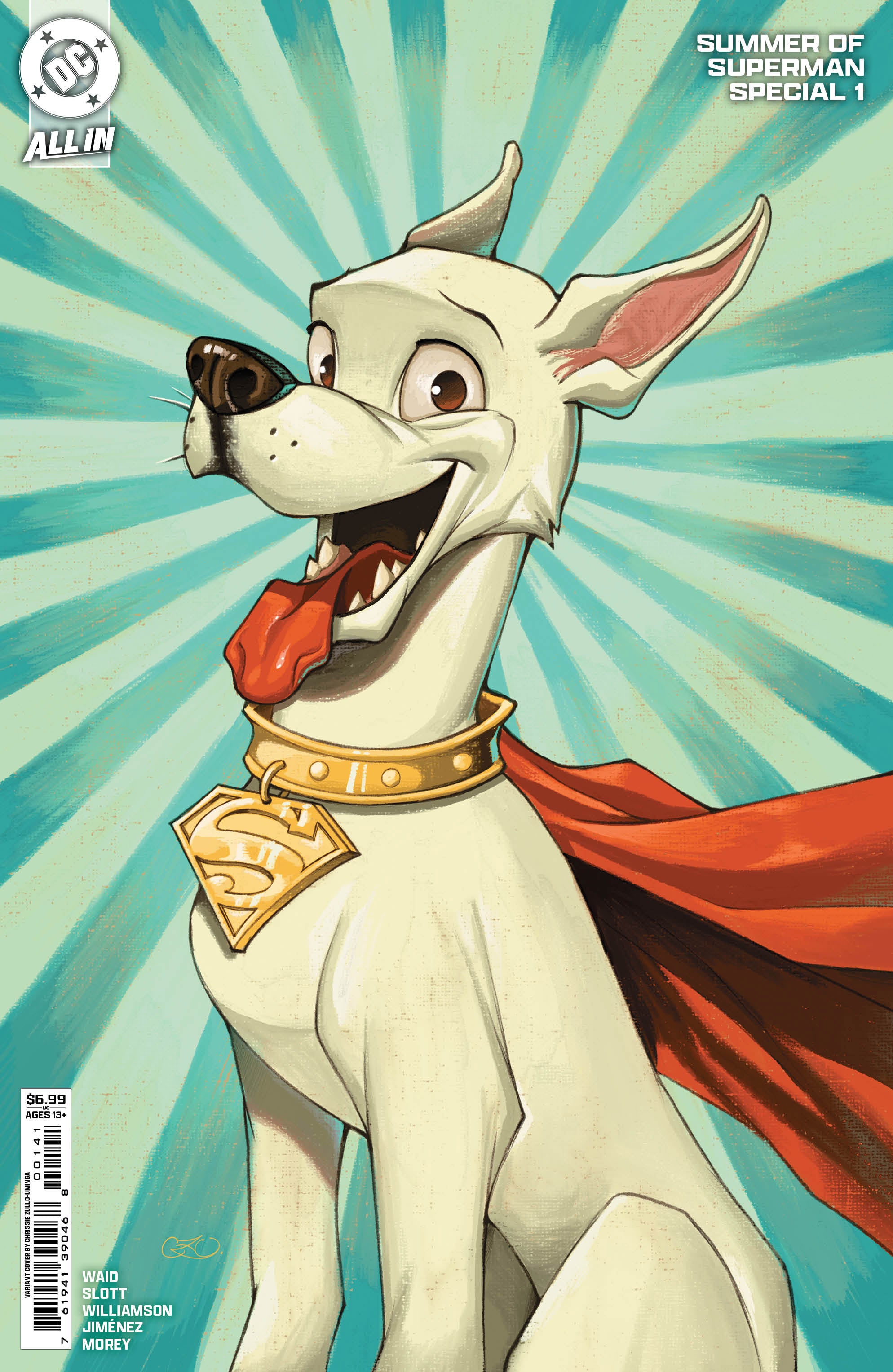 SUMMER OF SUPERMAN SPECIAL #1 (ONE SHOT) CVR E CHRISSIE ZULLO-UMINGA CARD STOCK VAR