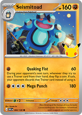 Seismitoad - 084/128 (30C) Common