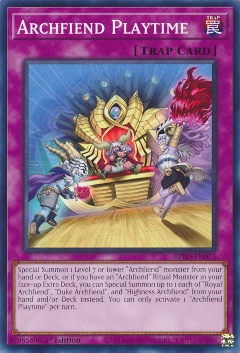 Archfiend Playtime (BPRO-EN073)