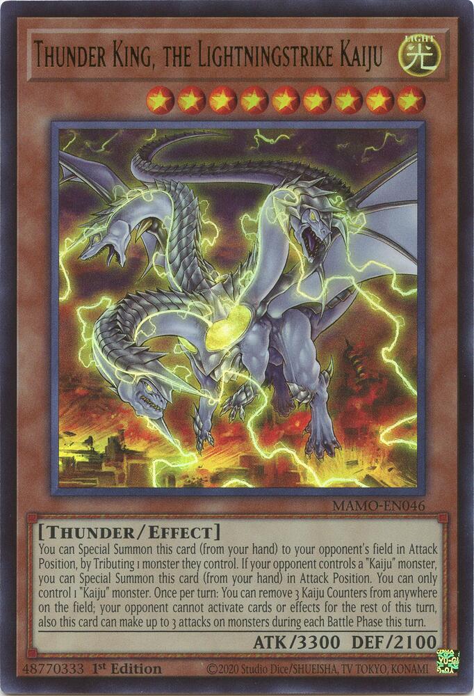 Thunder King, the Lightningstrike Kaiju (MAMO-EN046)