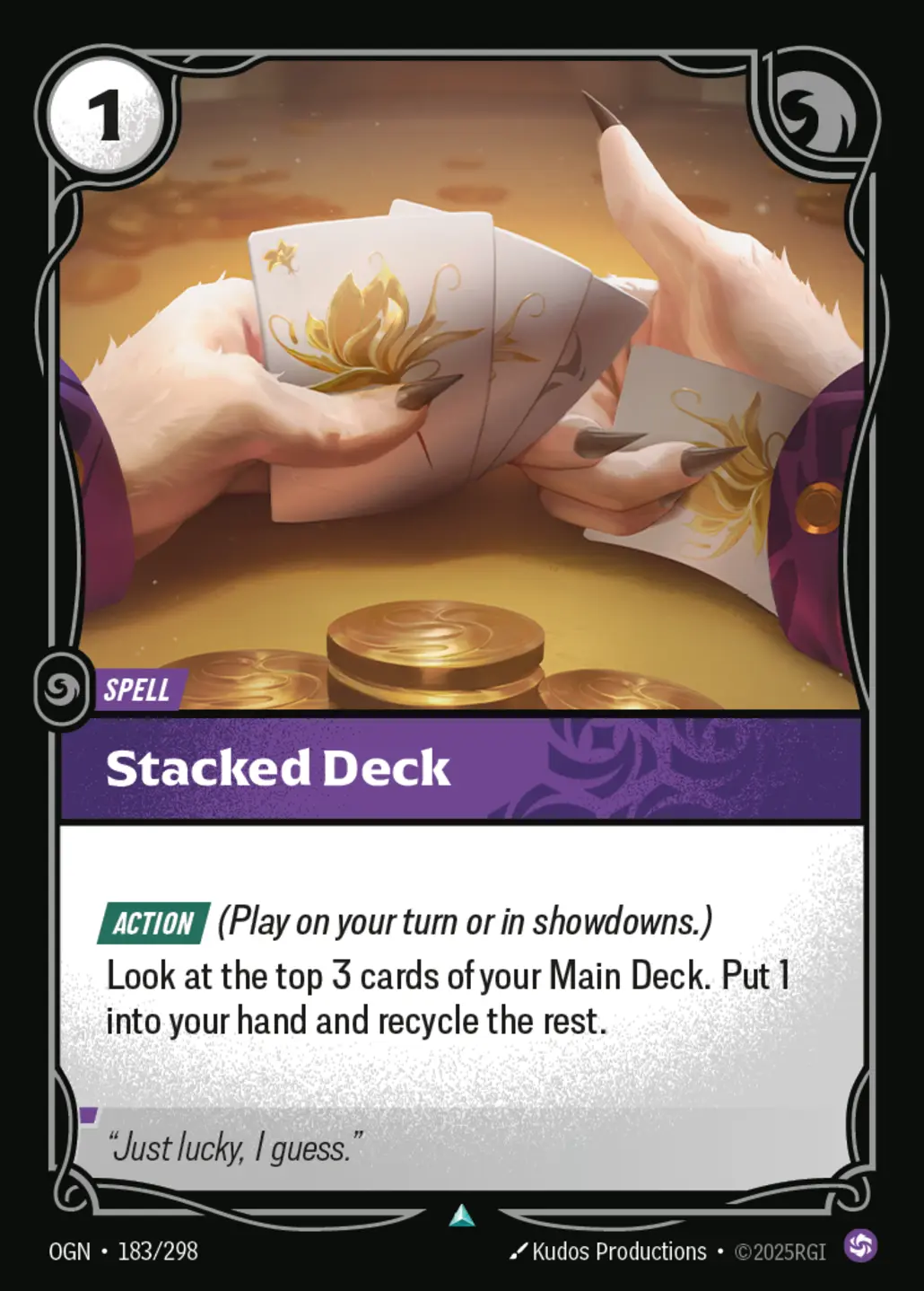 Stacked Deck - 183/298 (OGN) Uncommon