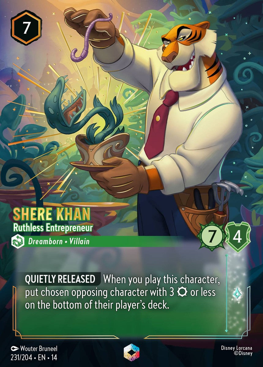 Shere Khan - Ruthless Entrepreneur (231/204 - Hyperia City) Enchanted