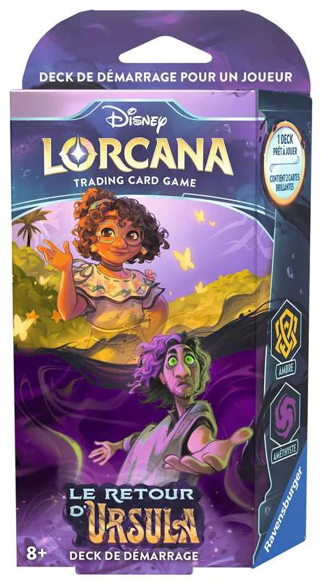 Lorcana TCG: Set 4 Ursula's Return - Starter Deck: Amber / Amethyst Lorcana TCG: Set 4 Ursula's Return - Starter Deck: Amber / Amethyst