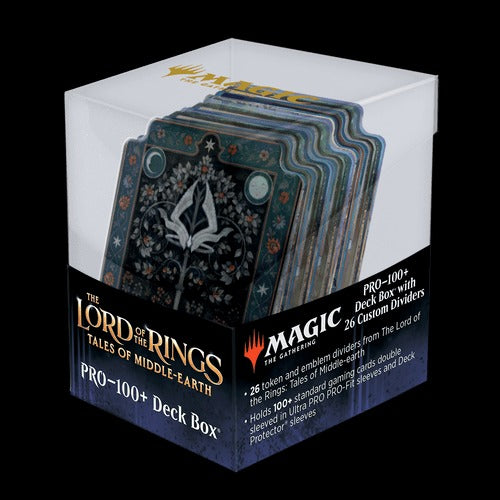 Ultra-PRO: Deck Box 100 + - MTG: The Lord of the Rings: Tales of Middle-earth - 26 Token Dividers
