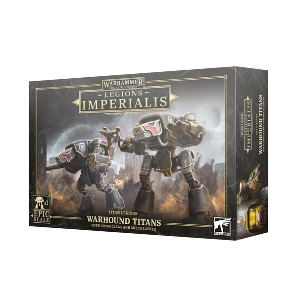 The Horus Heresy - Legions Imperialis: Titan Legions - Warhound Titans with Ursus Claws and Melta Lances