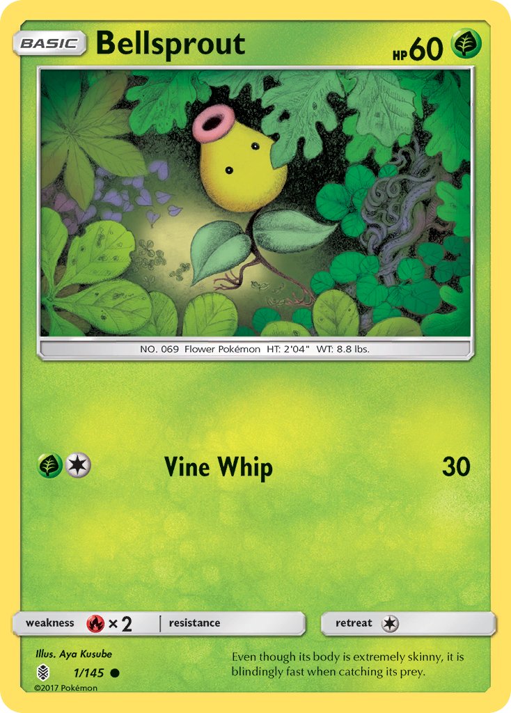 Bellsprout - 001/145 (SM:GRI) Common - Near Mint