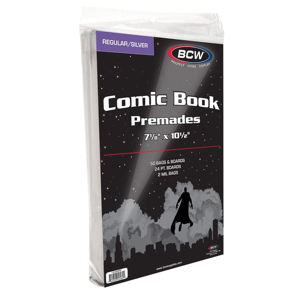 BCW: Comic Book Premades - Silver Age Size (50)