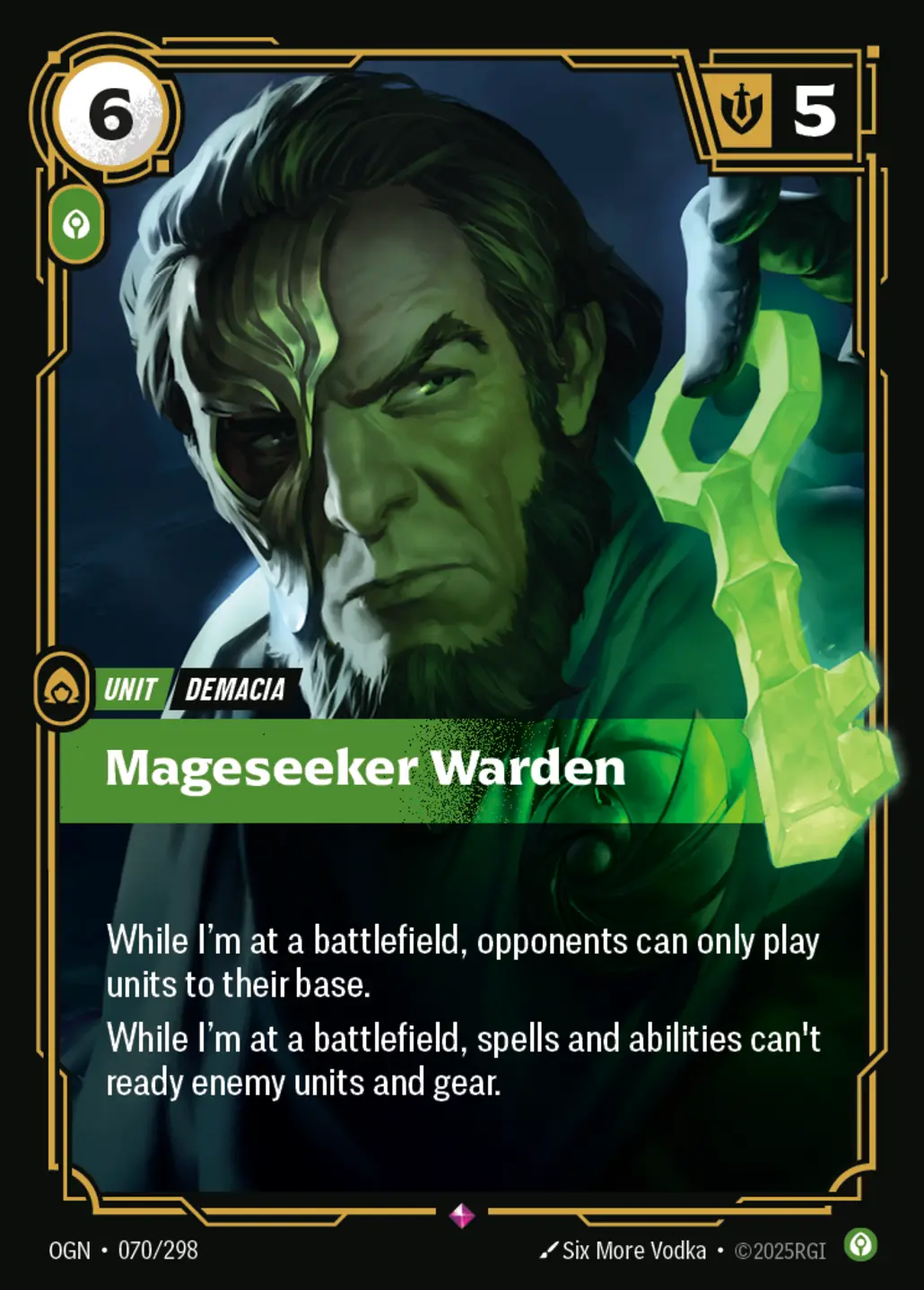 Mageseeker Warden - 070/298 (OGN) Rare