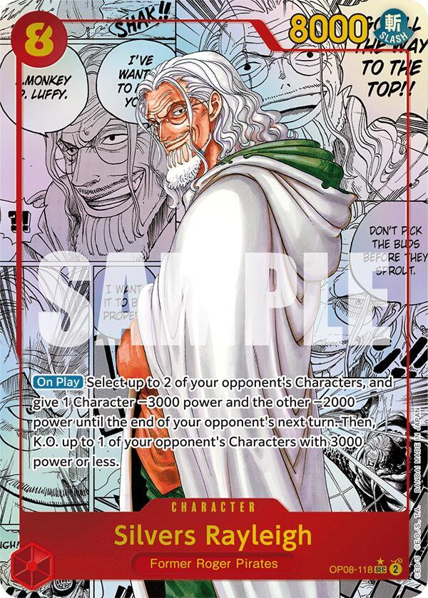 Silvers Rayleigh (Parallel) (Manga) (OP08-118 SEC)