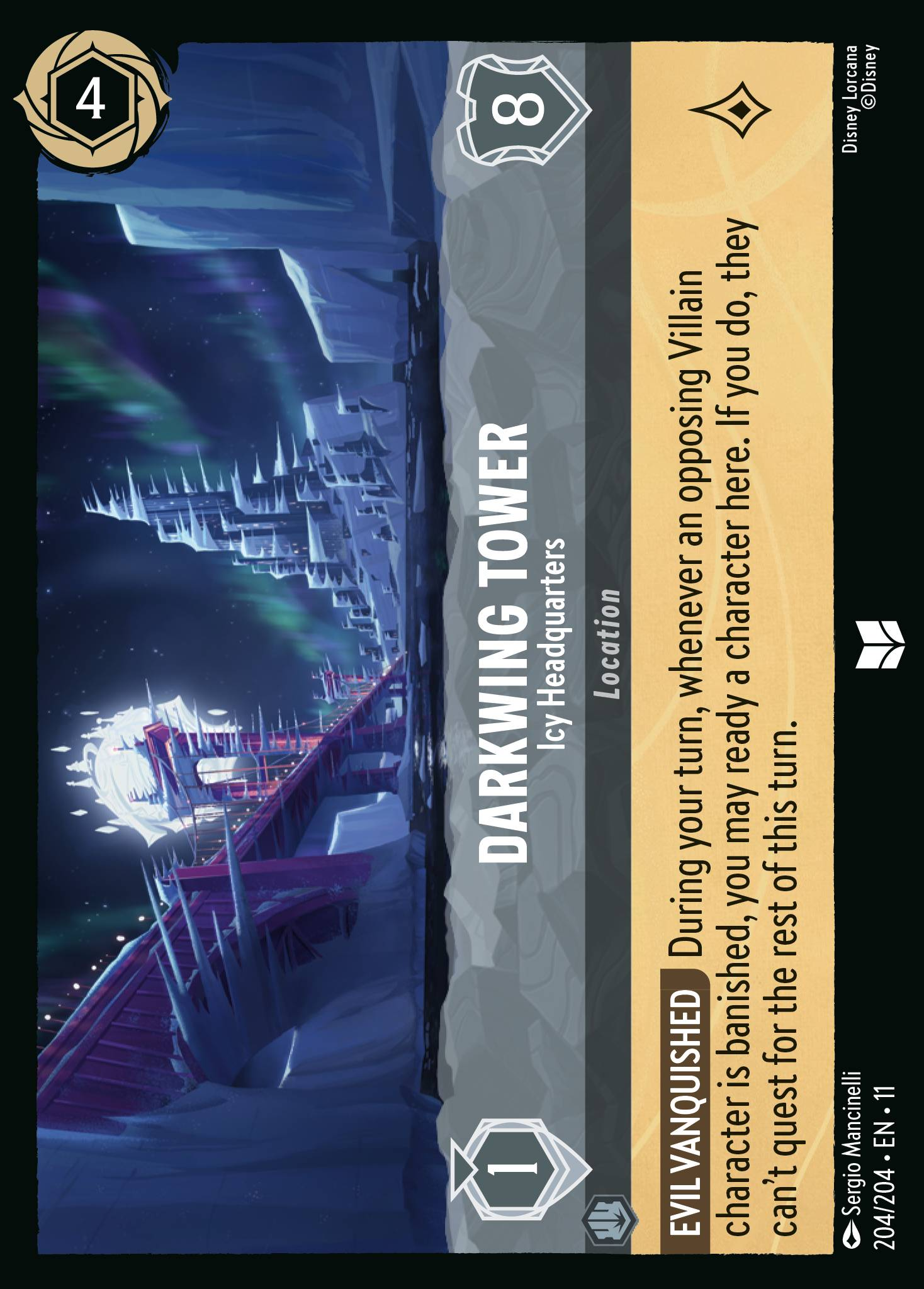 Darkwing Tower - Icy Headquarters (204/204 - Winterspell) Uncommon