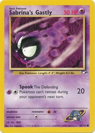 Sabrina's Gastly (93/132) Unlimited Near Mint