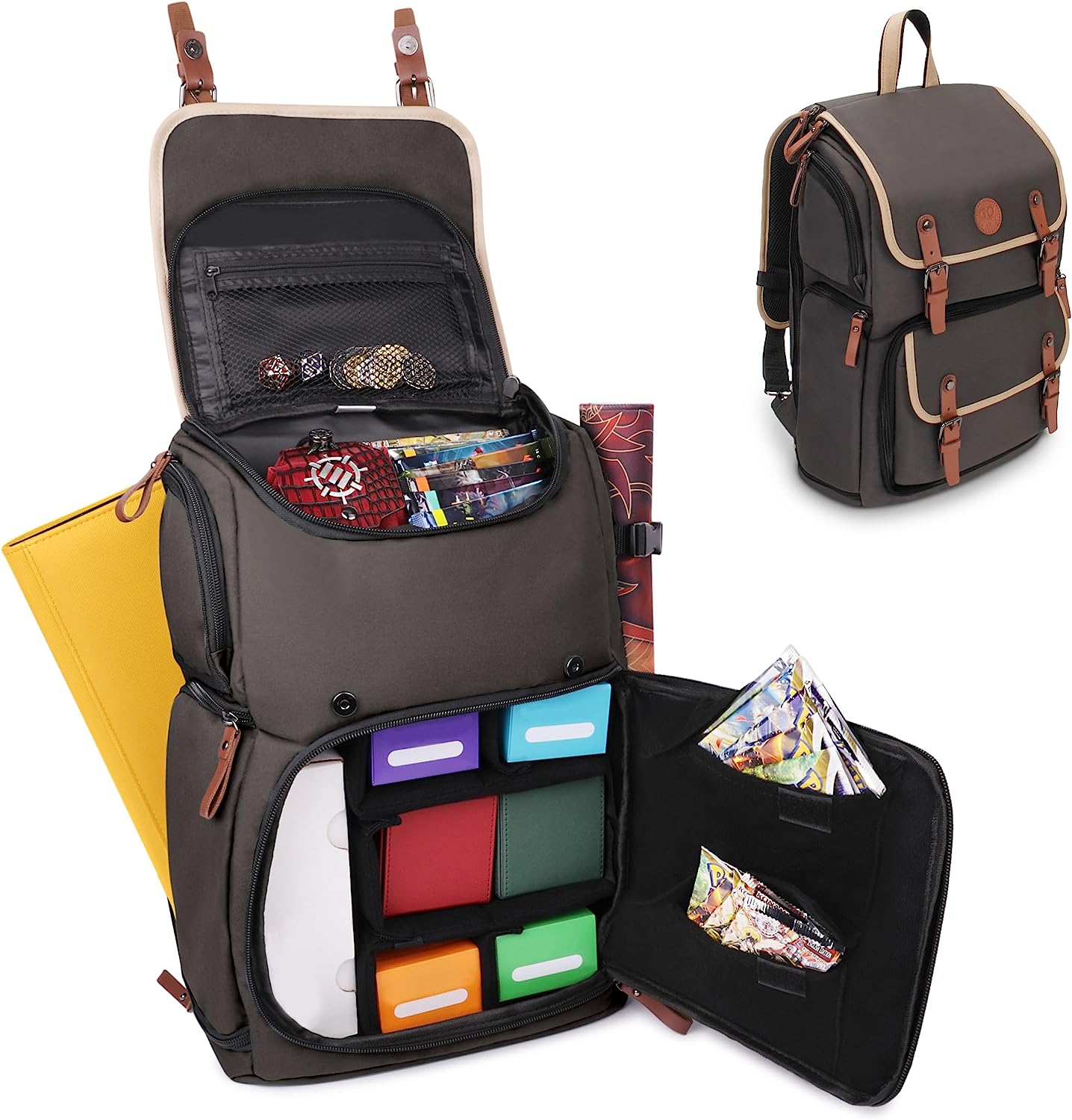 Enhance: Designer Card Backpack Grey