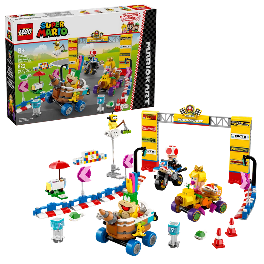 Lego: Super Mario - Mario Kart: Baby Peach & Grand Prix Set (72036)