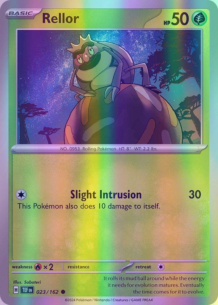 Rellor - 023/162 (TEF) Common - Near Mint Reverse Holofoil Rellor - 023/162 (TEF) Common - Near Mint Reverse Holofoil