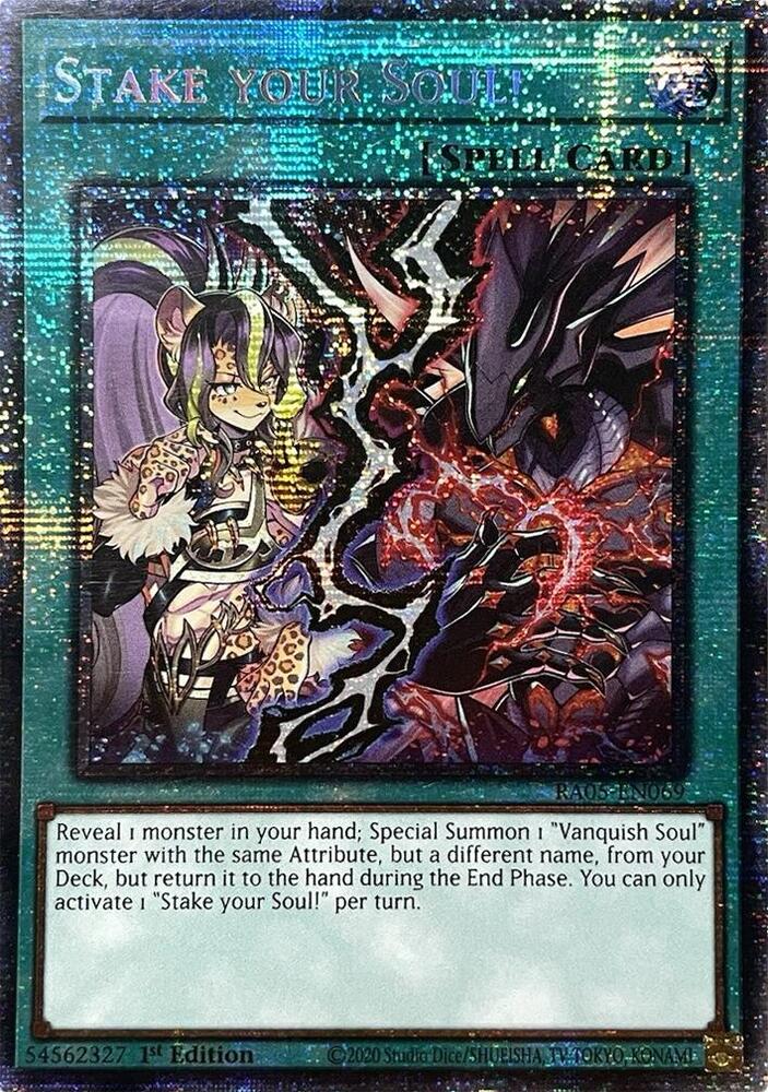 Stake your Soul! (RA05-EN069) Starlight Rare Near Mint 1st Edition