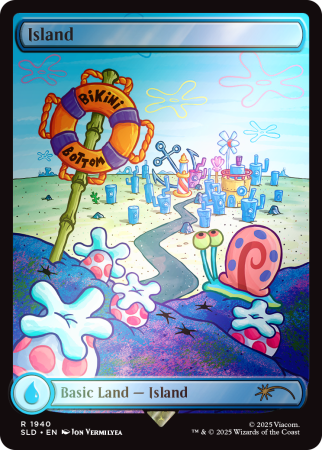 MTG: Secret Lair - Secret Lair x SpongeBob SquarePants: Lands Under the Sea Foil Edition