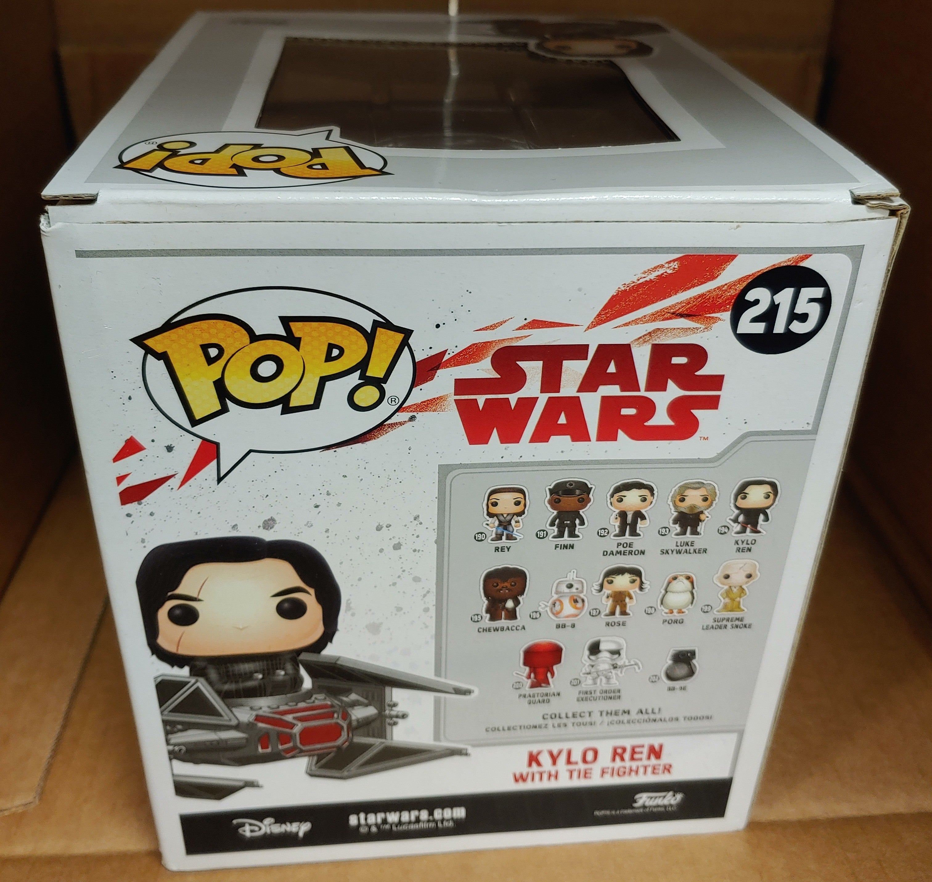 POP Figure Rides: Star Wars The Last Jedi #0215 - Kylo w/ Tie Fighter (damaged)