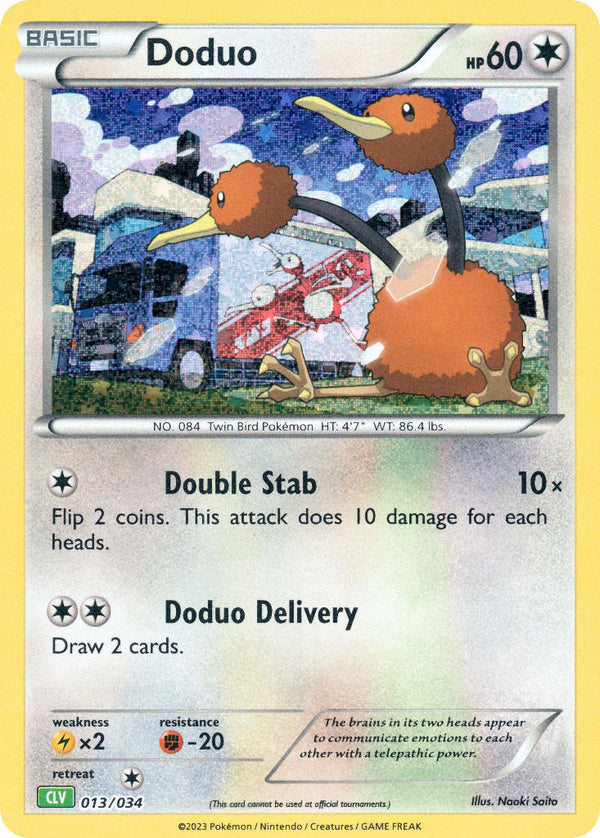 Doduo - 013/034 (TCG:CLV) Classic Collection - Near Mint Holofoil