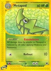 Metapod - 087/165 (EX) Uncommon Near Mint
