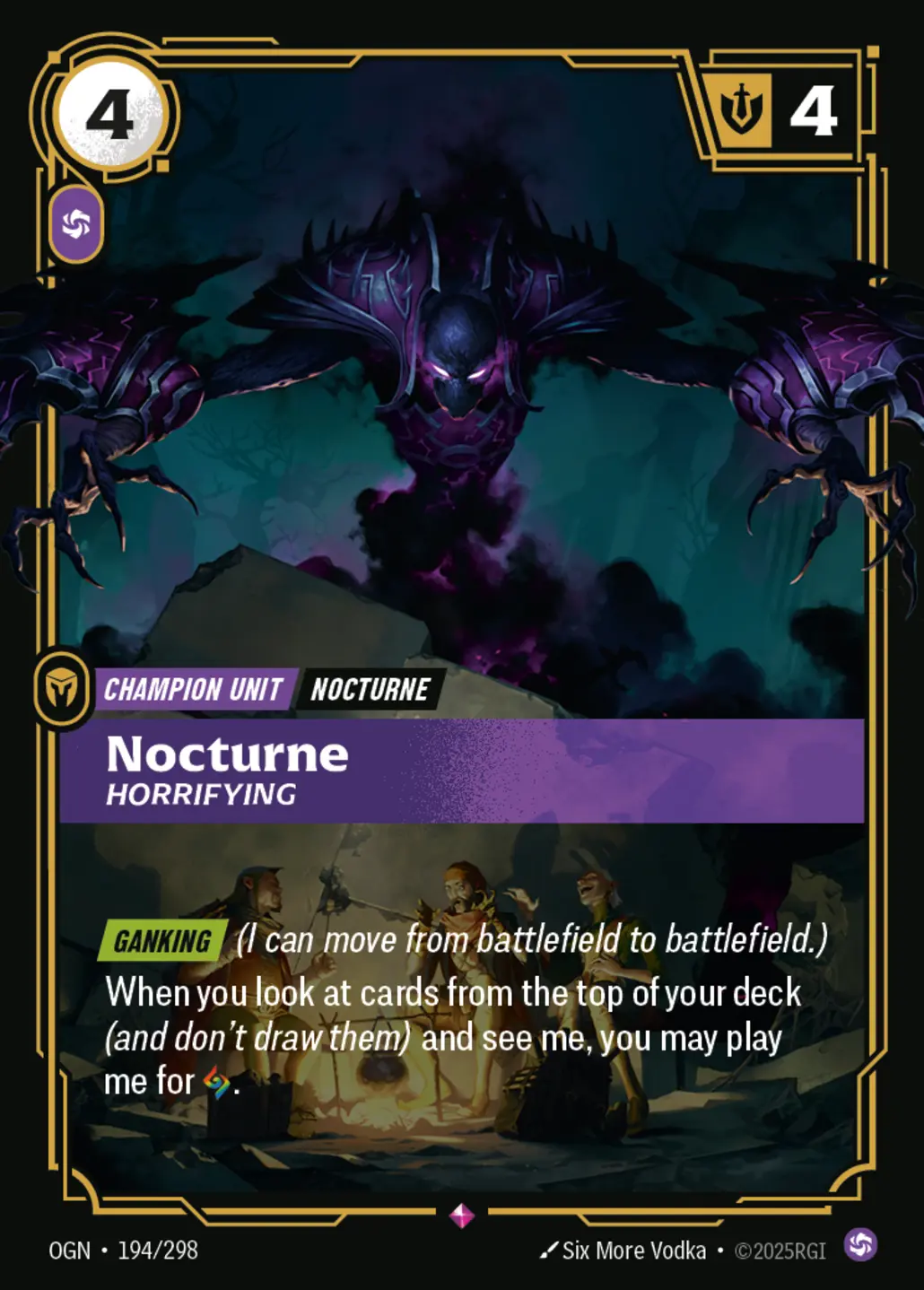 Nocturne - Horrifying - 194/298 (OGN) Rare