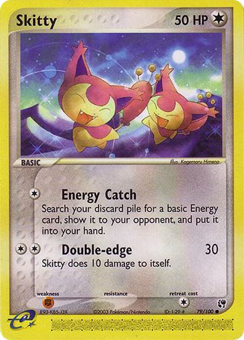 Skitty - 79/100 (SS) Common Near Mint