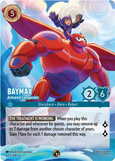 Baymax - Armored Companion (Disney Lorcana Promo Cards 09/C1) Promo - Near Mint