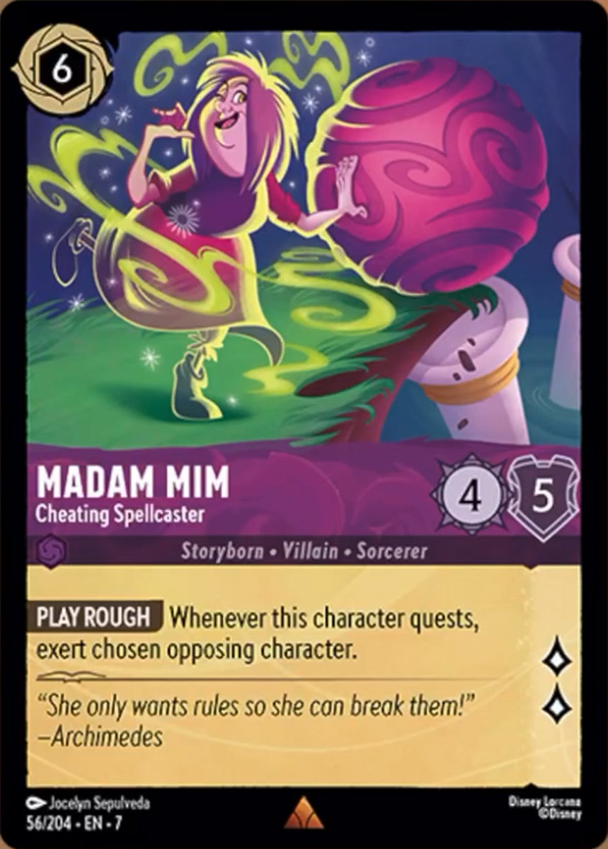 Madam Mim - Cheating Spellcaster (Archazia's Island - 056/204) Rare