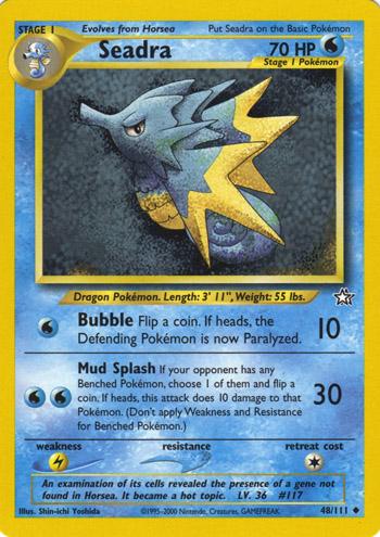 Seadra -048/111 (N1) Uncommon - Near Mint Unlimited