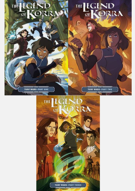 The Legend of Korra: Turf Wars Part 1-3 FULL BUNDLE (USED)