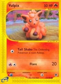 Vulpix - 136/165 ( EX) Common - Light Played