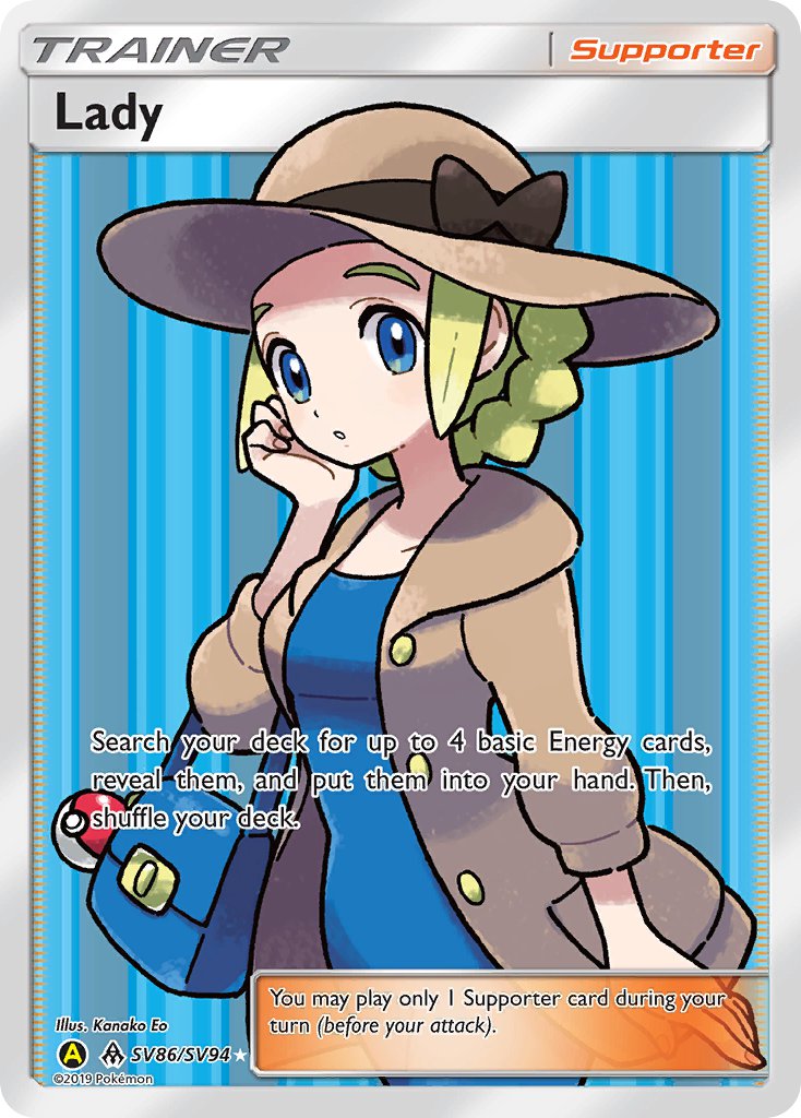 Lady - SV86/SV94 (HIF:SV) Shiny Holo Rare - Near Mint Holofoil