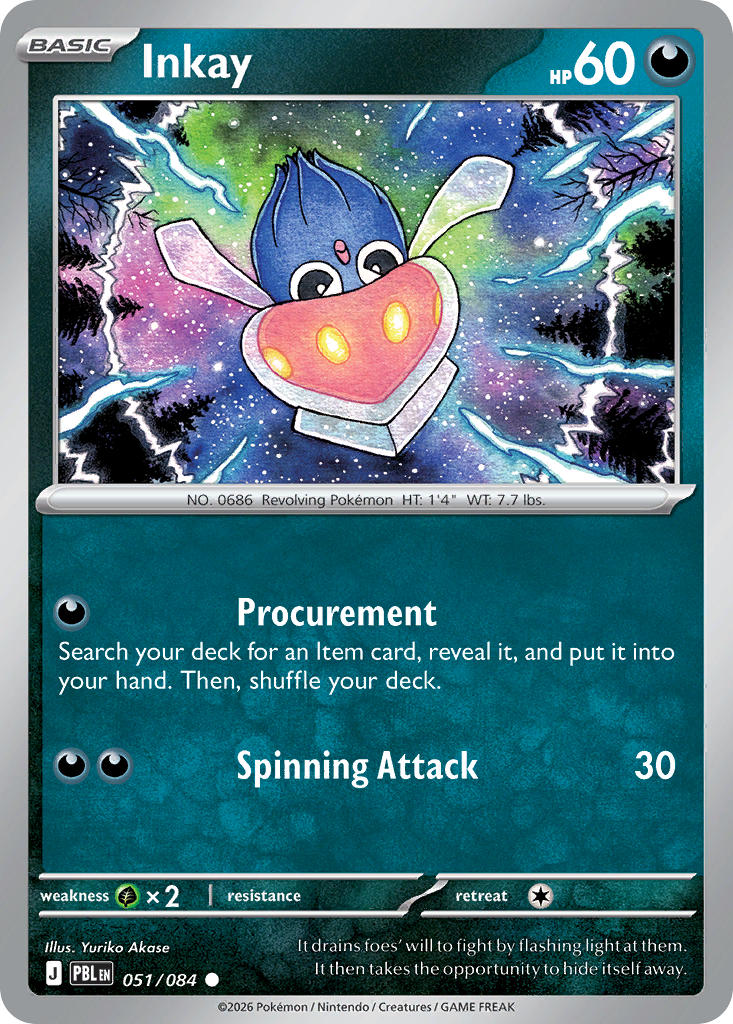 Inkay - 051/084 (PBL) Common