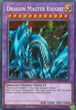 Dragon Master Knight (LCKC-EN065) Secret Rare - 1st Edition Light Played