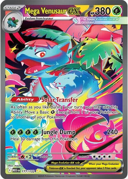 Mega Venusaur ex - 177/132 (MEG) Special Illustration Rare
