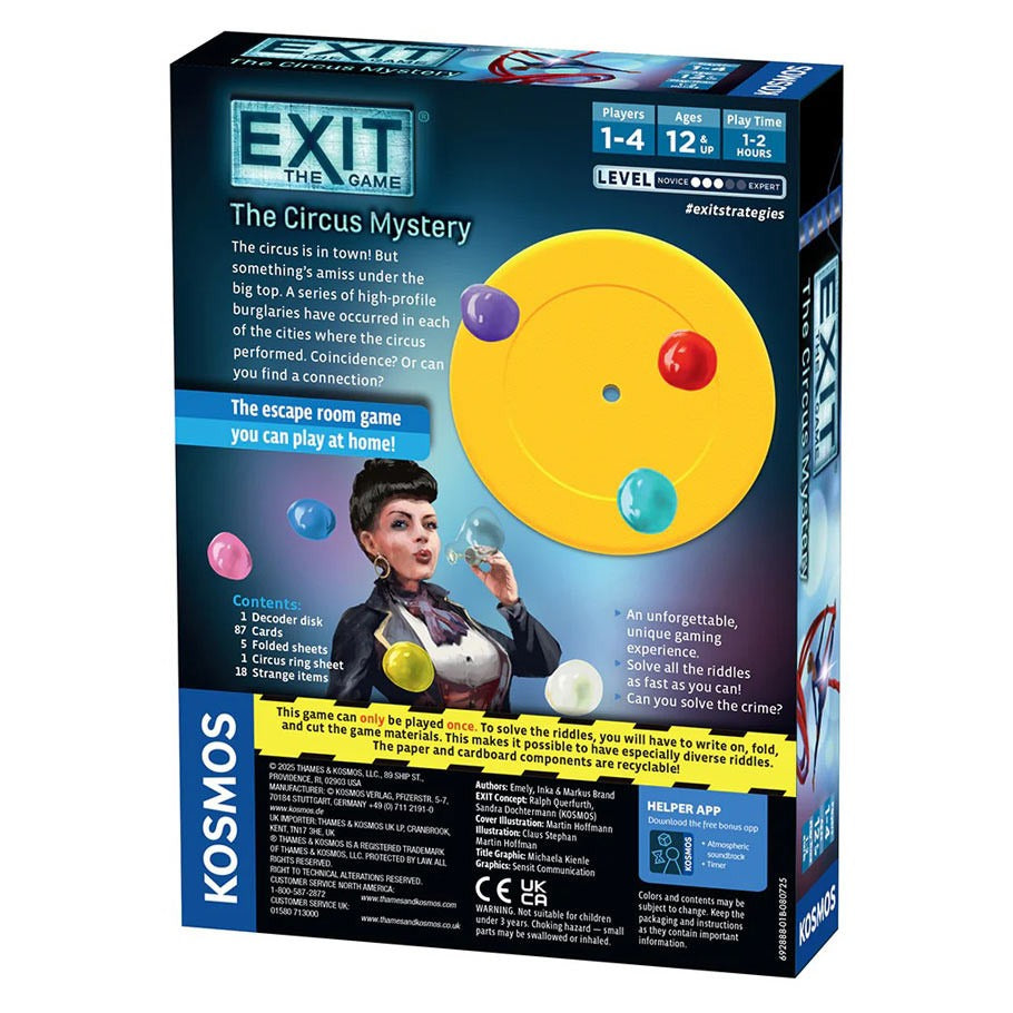 Exit The Game: The Circus Mystery
