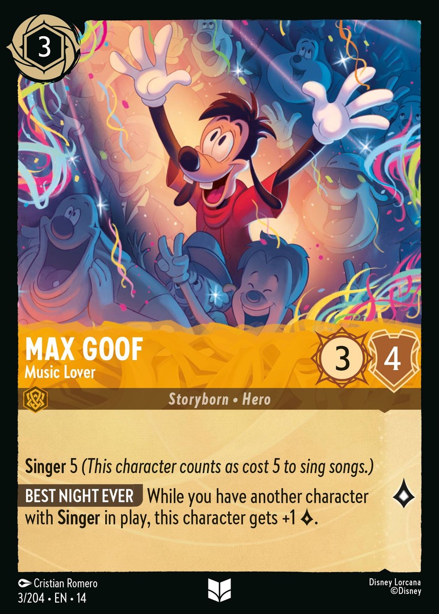 Max Goof - Music Lover (003/204 - Hyperia City) Uncommon