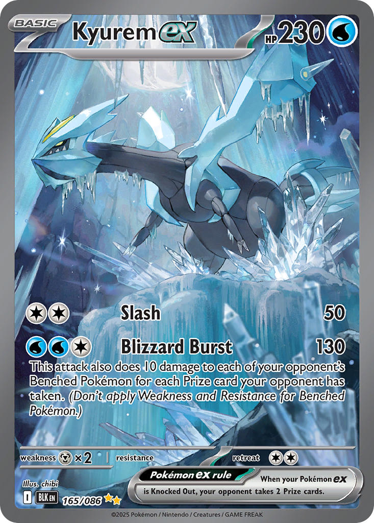 Kyurem ex - 165/086 (BLK) Special Illustration Rare