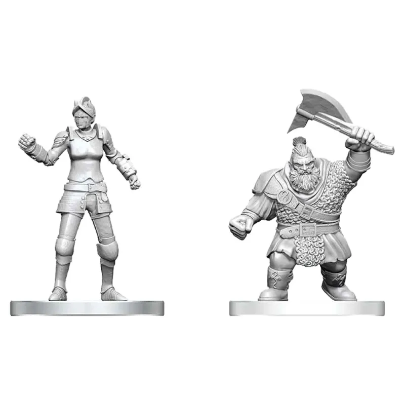 D&D: Nolzur's Marvelous Miniatures - Cultist of Bane & Dwarf Zhentilar Soldier (90891)