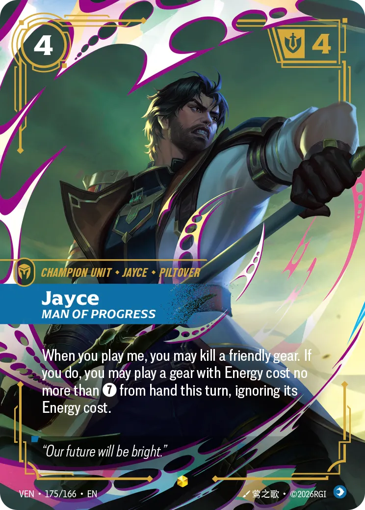 Jayce, Man of Progress - 175/166 (VEN) Rare