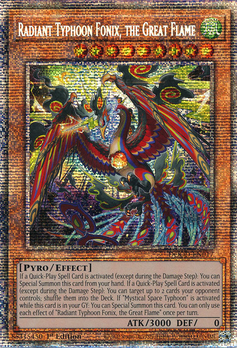 Radiant Typhoon Fonix, the Great Flame (DOOD-EN017)