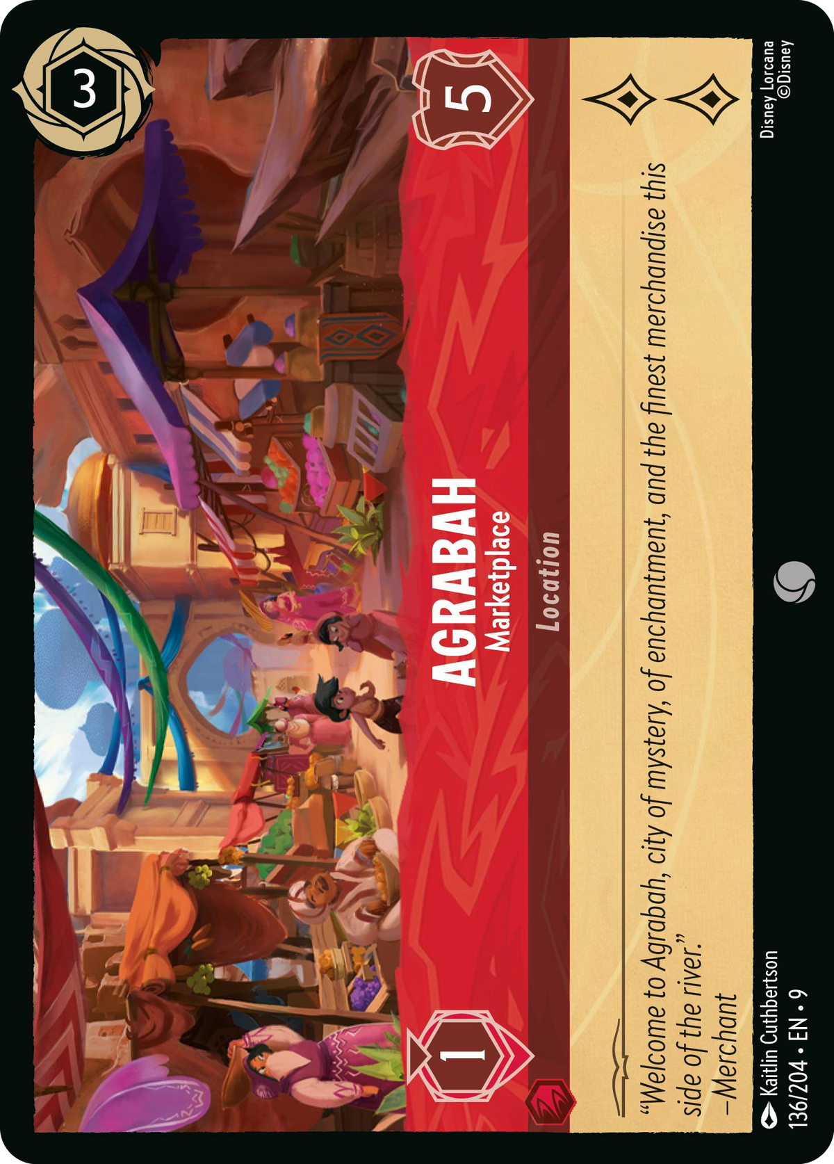 Agrabah - Marketplace (136/204 - Fabled) Common