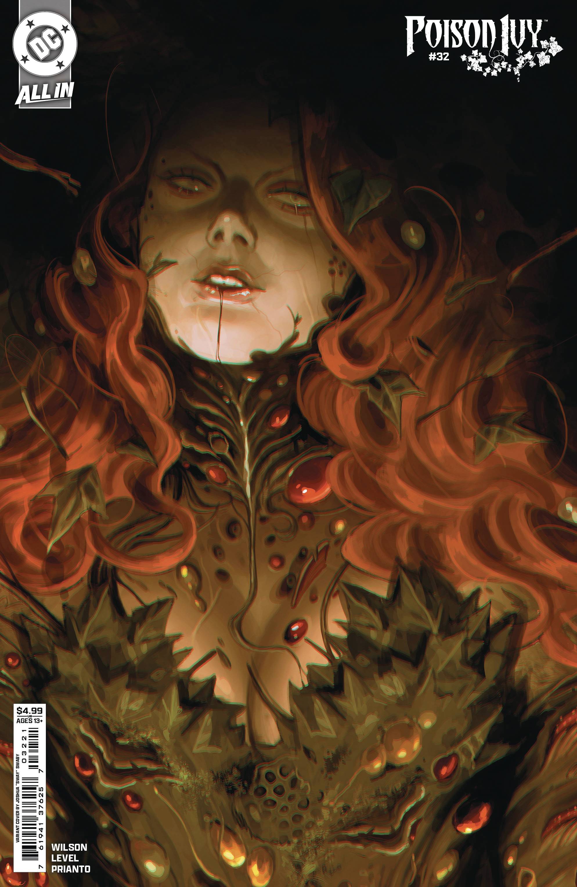 POISON IVY #32 CVR B JOSHUA SWAY SWABY CARD STOCK VAR