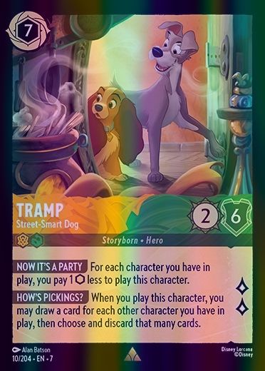 Tramp - Street-Smart Dog (Archazia's Island - 010/204) Rare