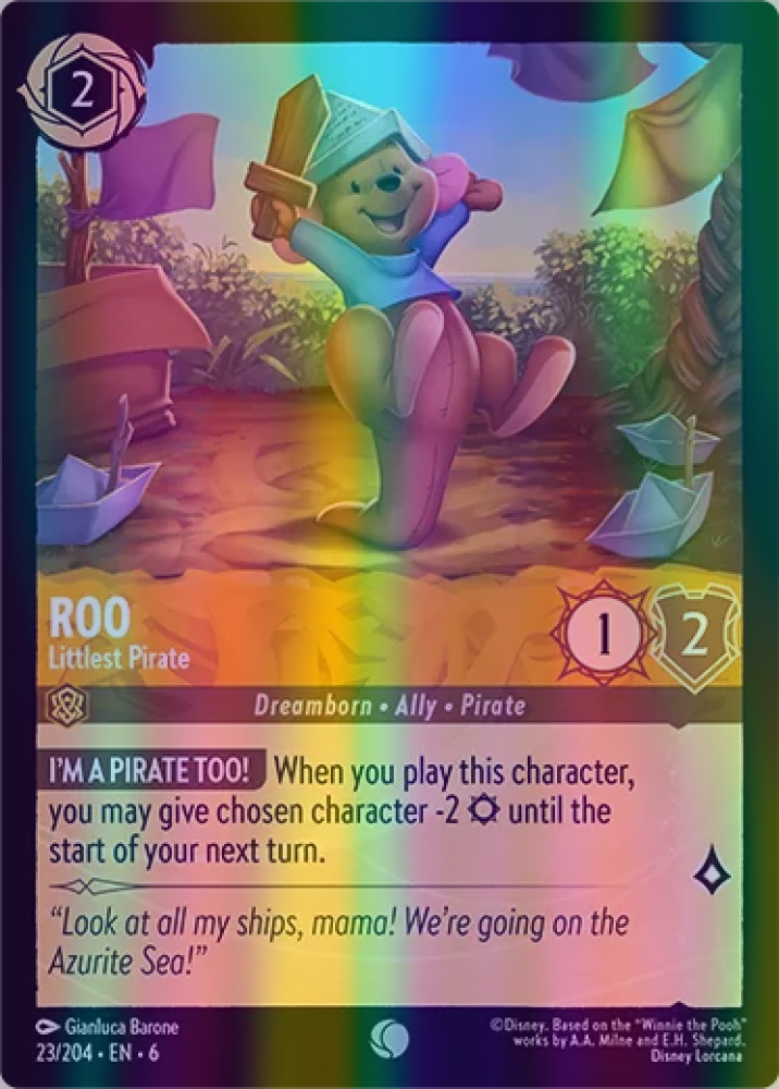 Roo - Littlest Pirate (Azurite Sea 023/204) Common - Near Mint Cold Foil