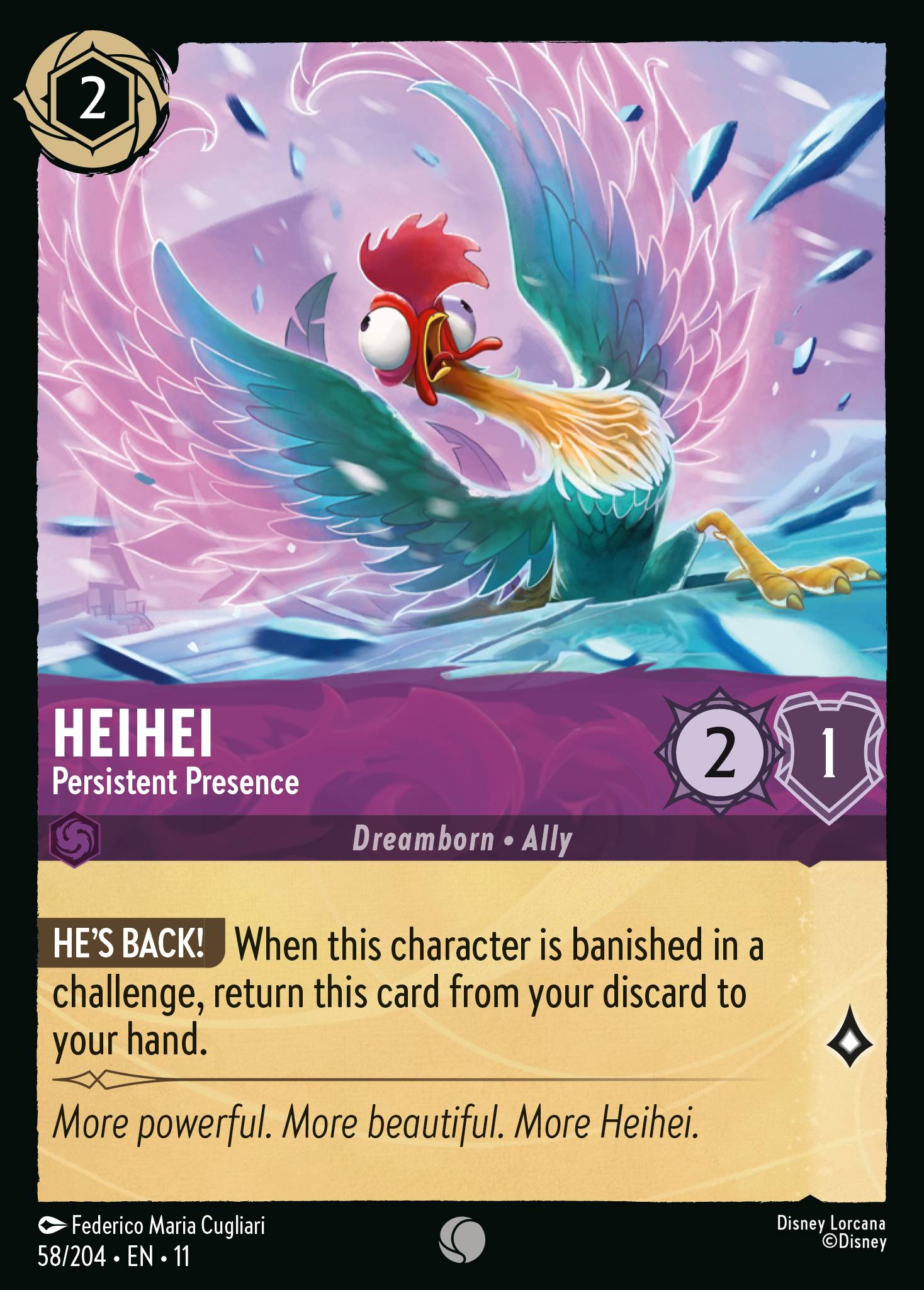 HeiHei - Persistent Presence (058/204 - Winterspell) Common