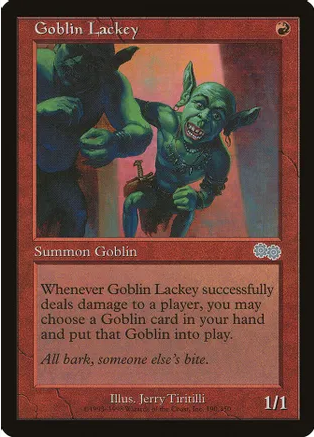 Goblin Lackey (USG-U) Moderate Play