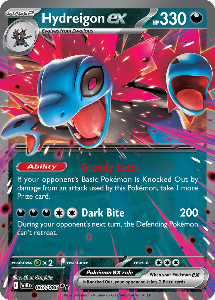Hydreigon ex - 067/086 (WHT) Double Rare